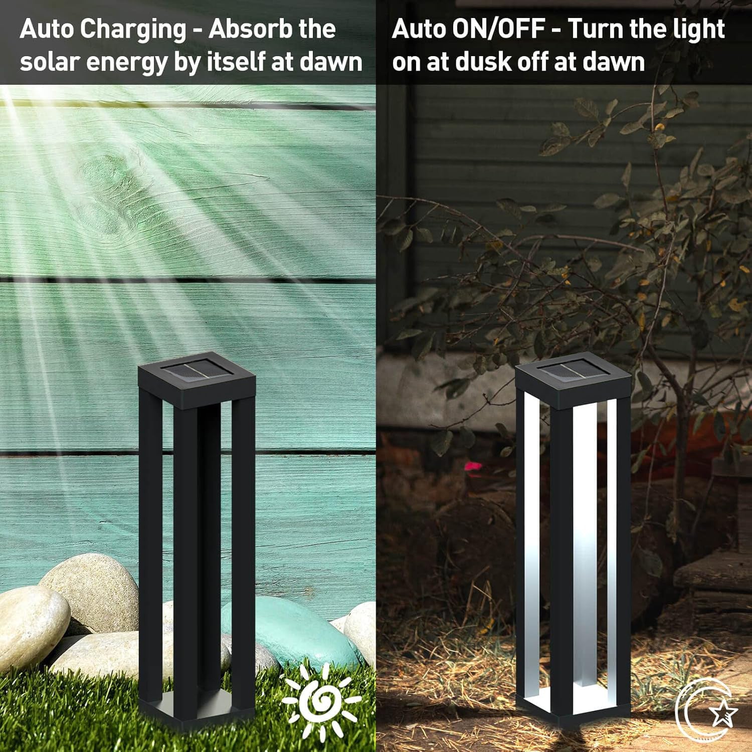 Square Column Lawn Light