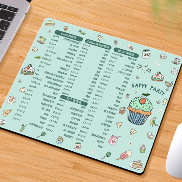Square Computer Mouse Pad with Multiple Designs