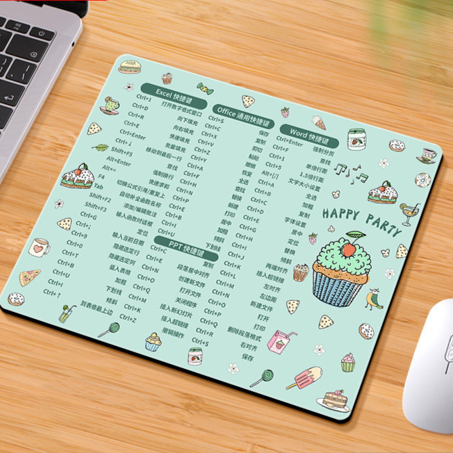 Square Computer Mouse Pad with Multiple Designs