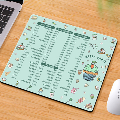 Square Computer Mouse Pad with Multiple Designs
