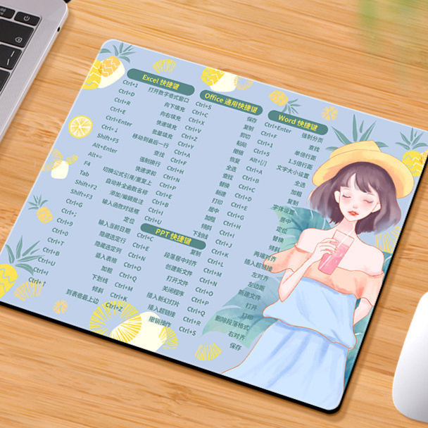 Square Computer Mouse Pad with Multiple Designs