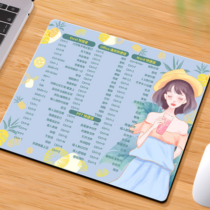 Square Computer Mouse Pad with Multiple Designs