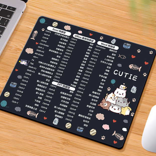 Square Computer Mouse Pad with Multiple Designs