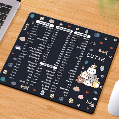 Square Computer Mouse Pad with Multiple Designs