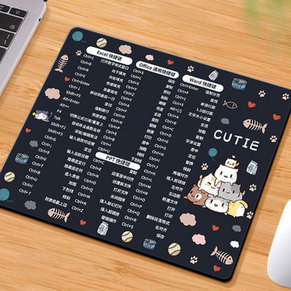 Square Computer Mouse Pad with Multiple Designs
