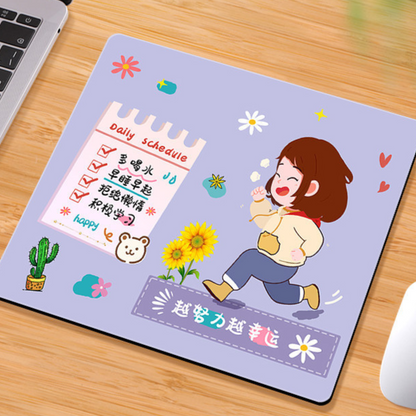 Square Computer Mouse Pad with Multiple Designs