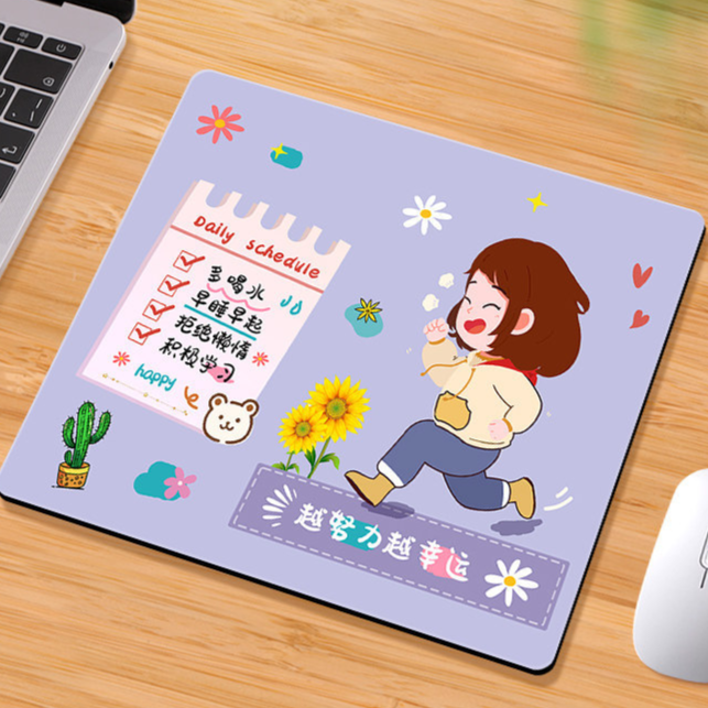 Square Computer Mouse Pad with Multiple Designs
