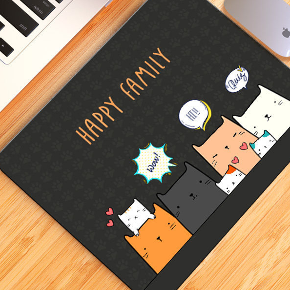 Square Computer Mouse Pad with Multiple Designs