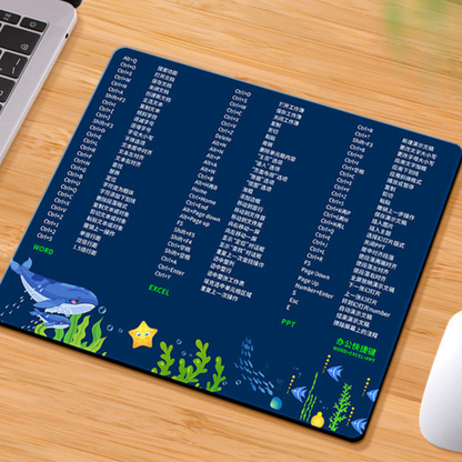 Square Computer Mouse Pad with Multiple Designs