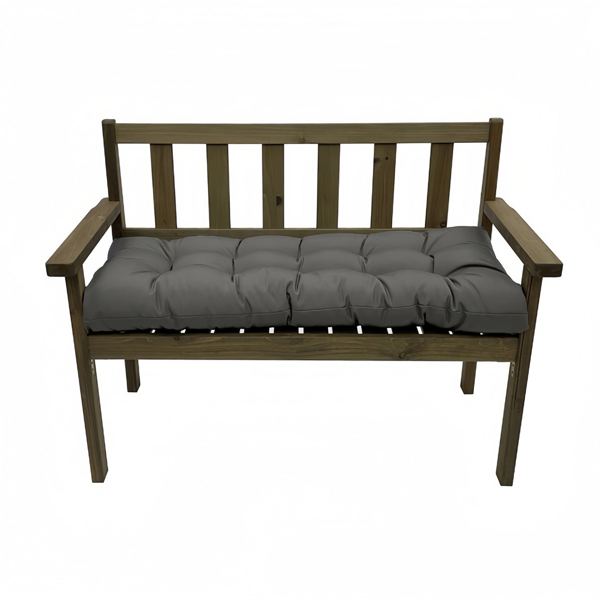 Square cornered bench cushion