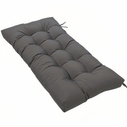 Square cornered bench cushion