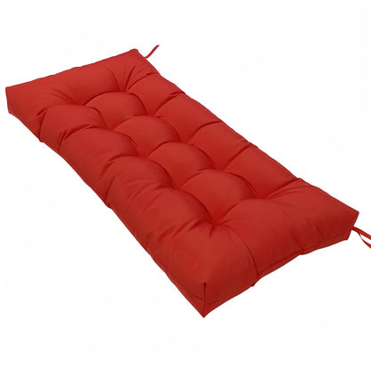 Square cornered bench cushion