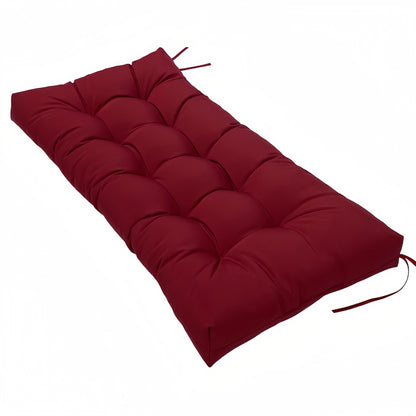 Square cornered bench cushion