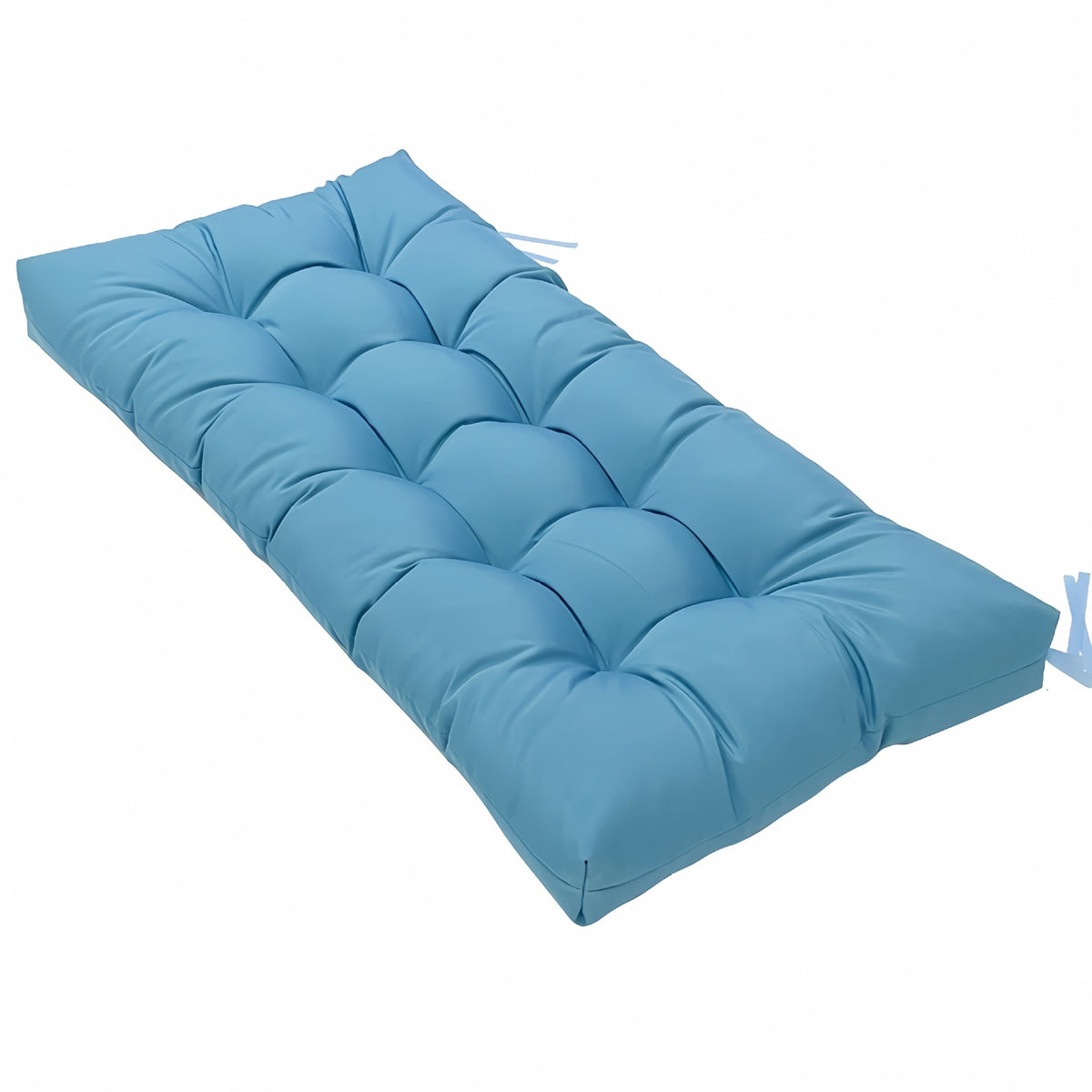 Square cornered bench cushion
