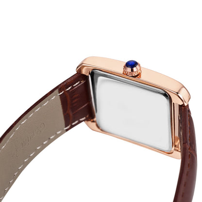 Square Couple Quartz Watch