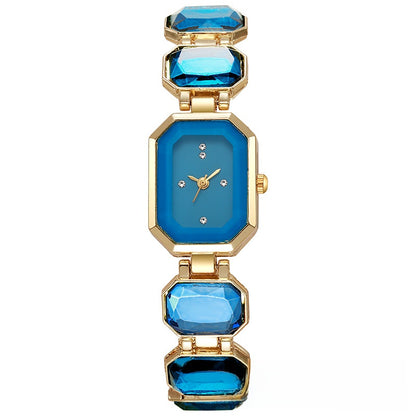 Square Crystal Quartz Watch