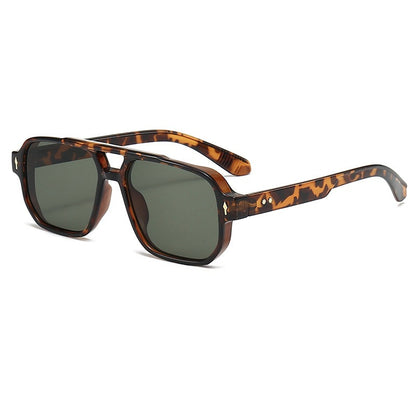 Square Double Beam Sunglasses