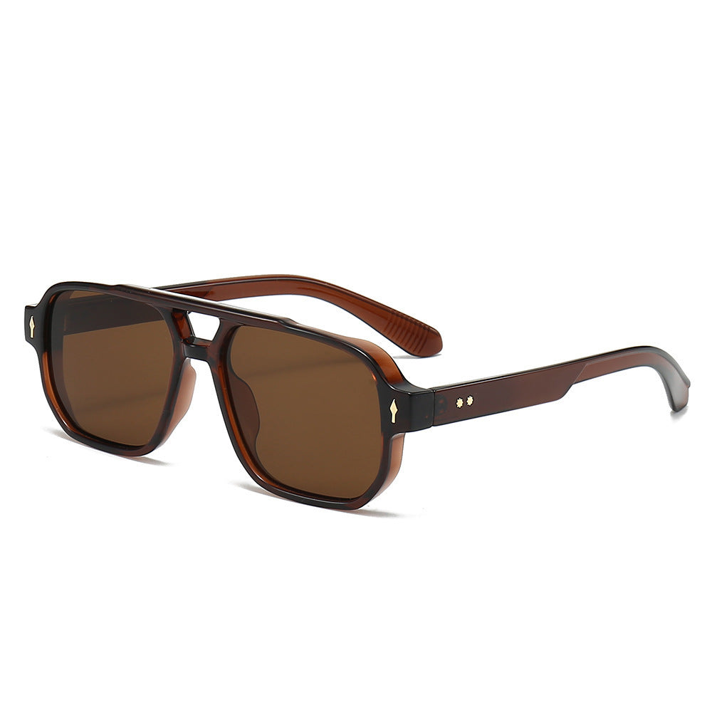 Square Double Beam Sunglasses