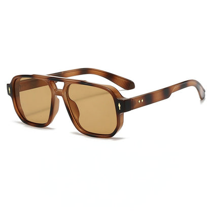 Square Double Beam Sunglasses