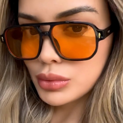 Square Double Beam Sunglasses