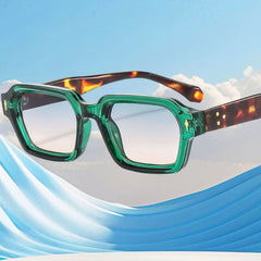 Green Frame Gradient Green Lens