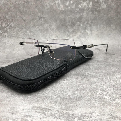 square-frame glasses