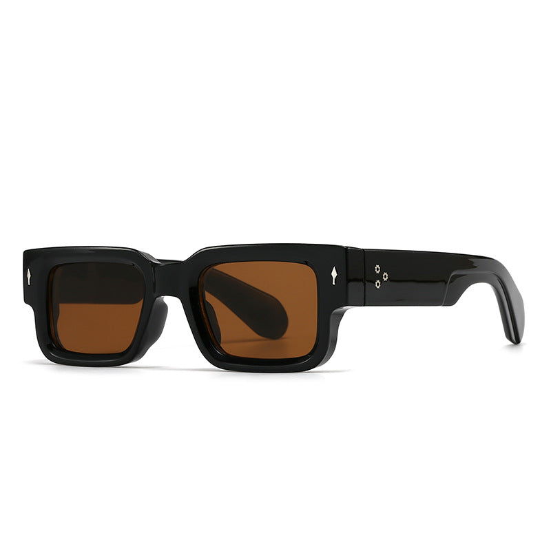 Square Frame Sunglasses with UV Protection