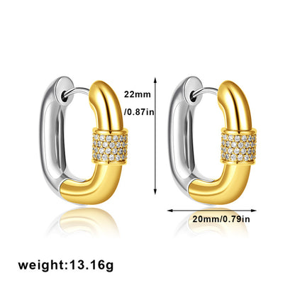 Square Hoop Earrings