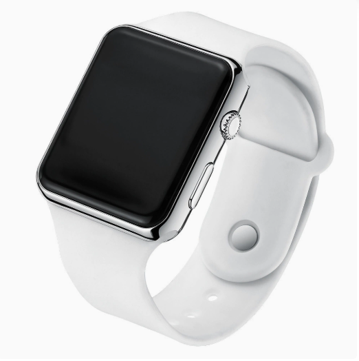 Square LED Digital Watch with Luminous Feature