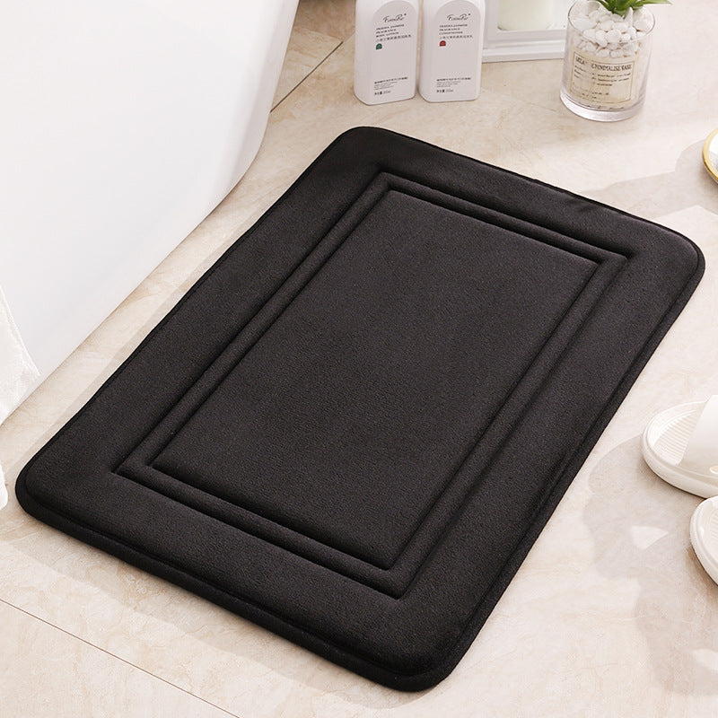 Square Memory Foam Bathroom Non-Slip Floor Mat