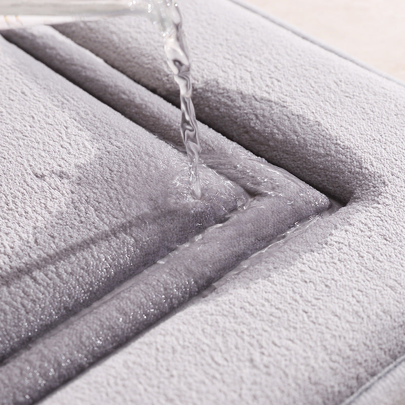 Square Memory Foam Bathroom Non-Slip Floor Mat