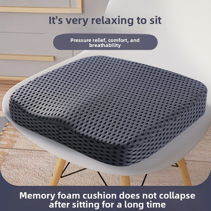 Square Memory Foam Cushion for Office Chair Car Seat