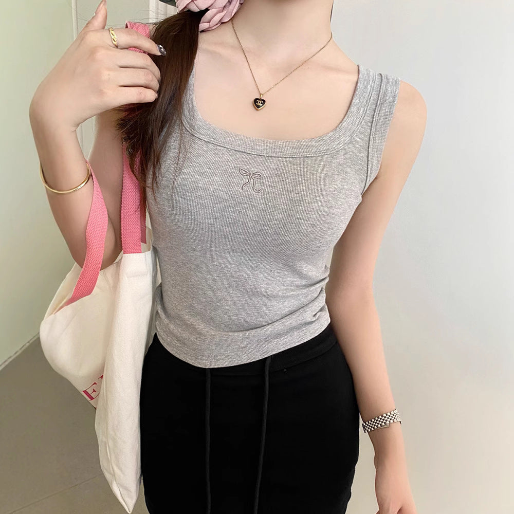 Square Neck Camisole for Women Without Pads