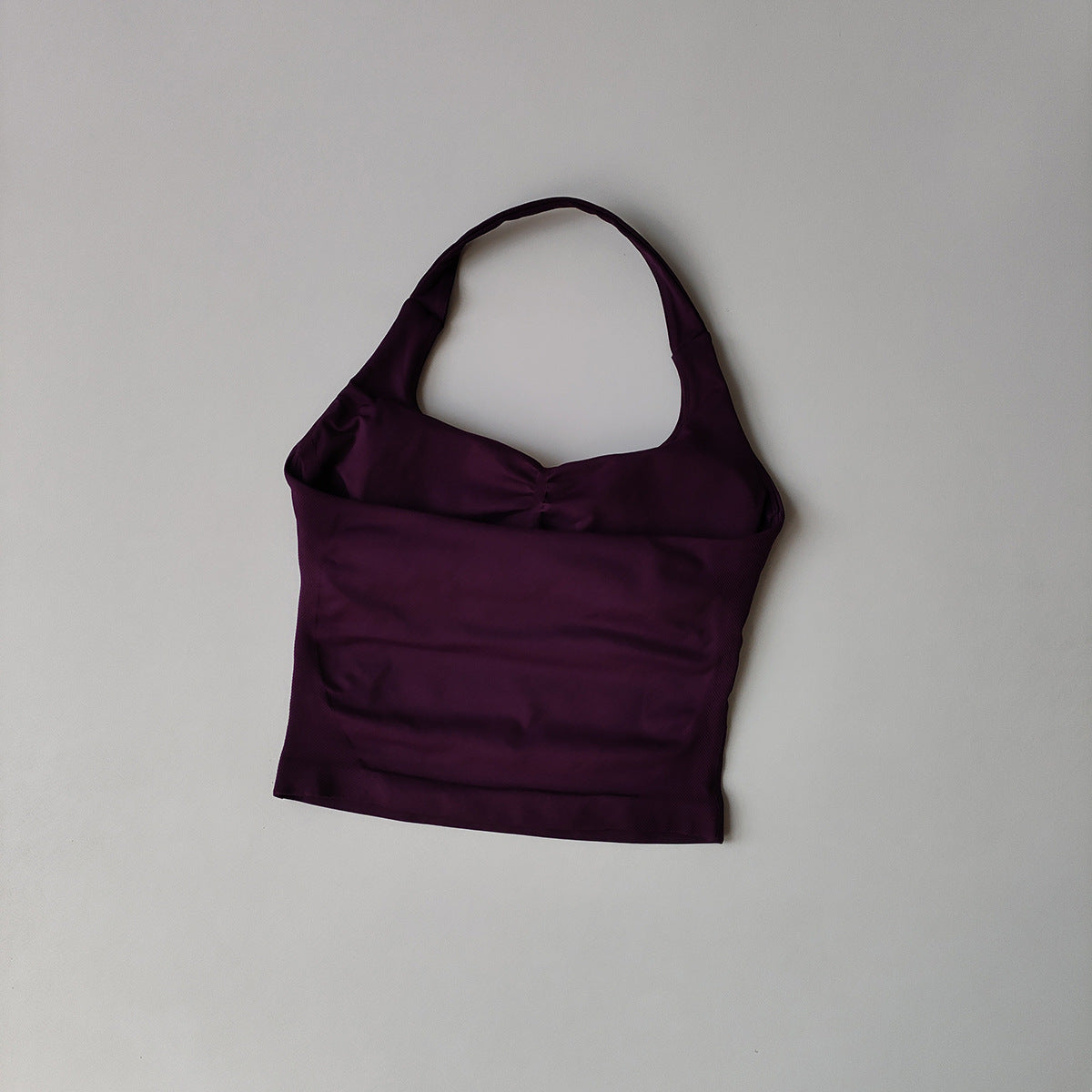 Square Neck Halter Fitness Vest with Back Design