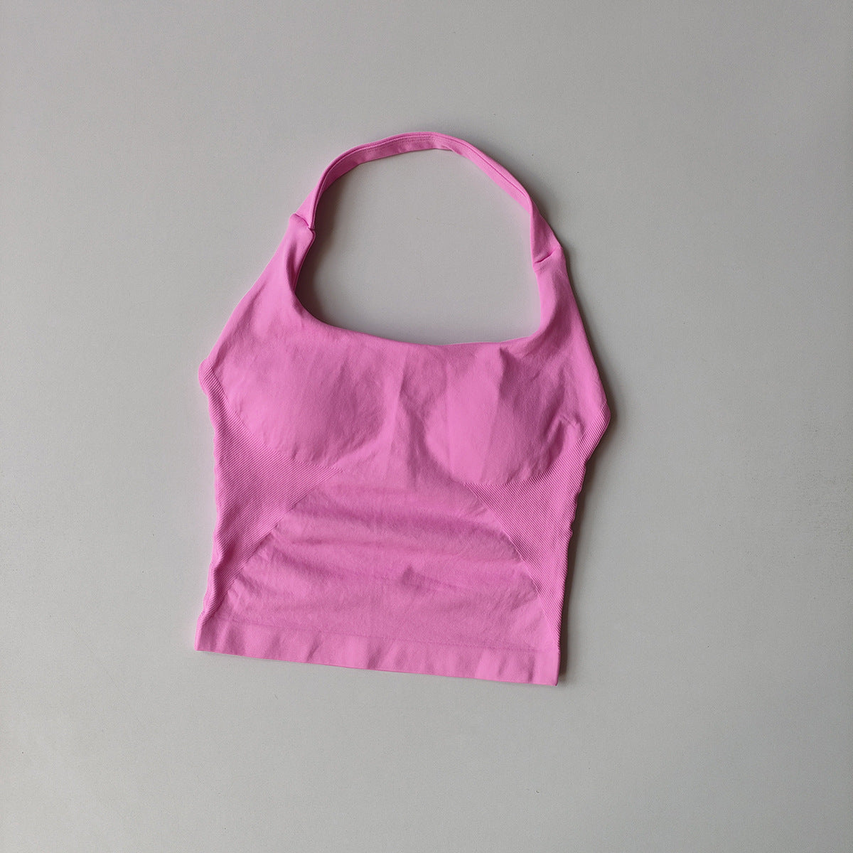 Square Neck Halter Fitness Vest with Back Design