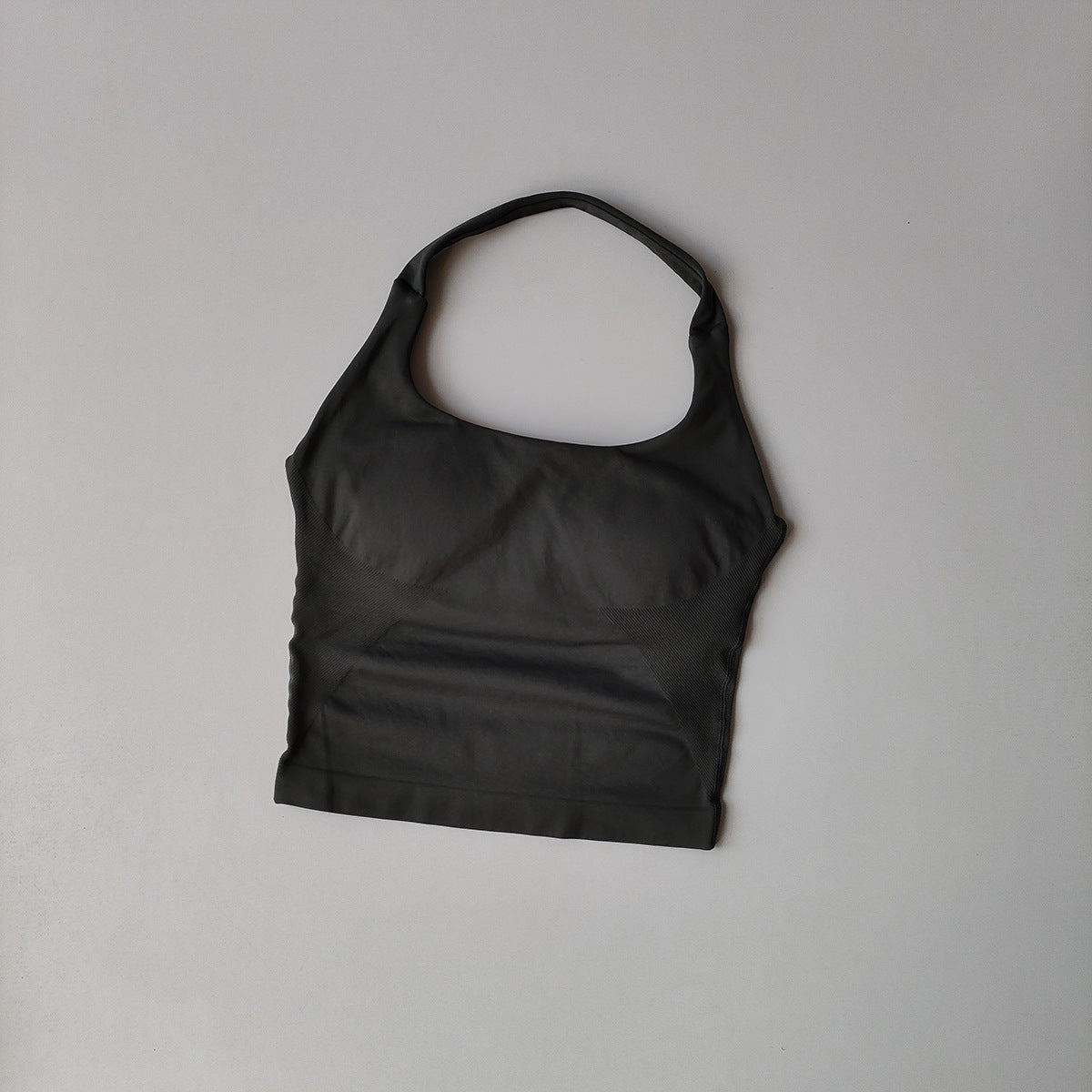 Square Neck Halter Fitness Vest with Back Design