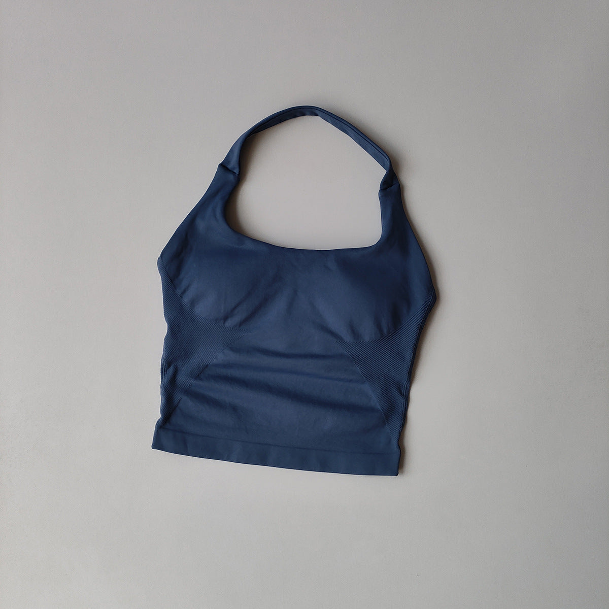 Square Neck Halter Fitness Vest with Back Design