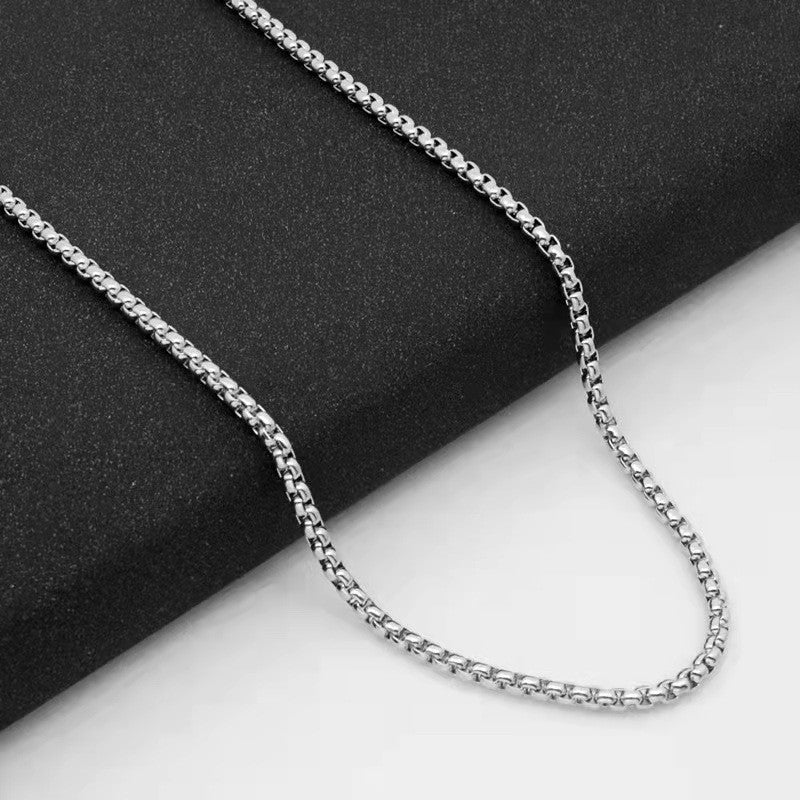 Square Pearl Necklace Jewelry Chain