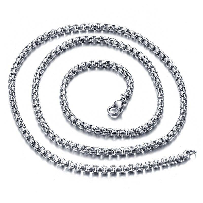 Square Pearl Necklace Jewelry Chain