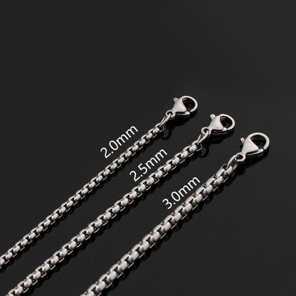 Square Pearl Necklace Jewelry Chain