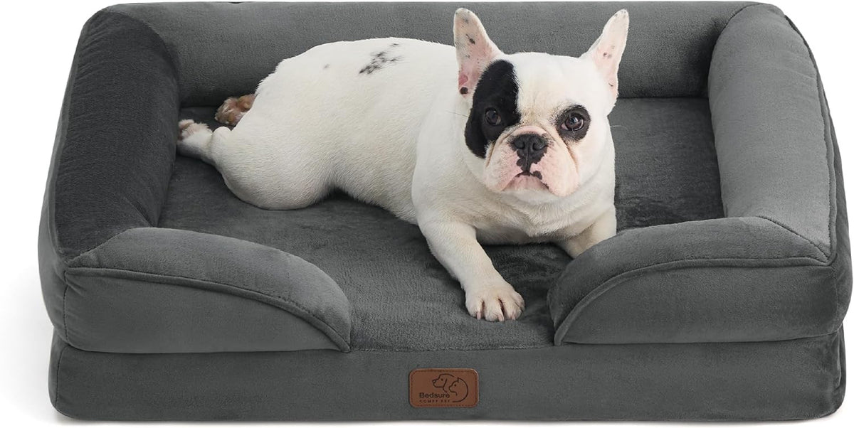Square pet bed for dogs