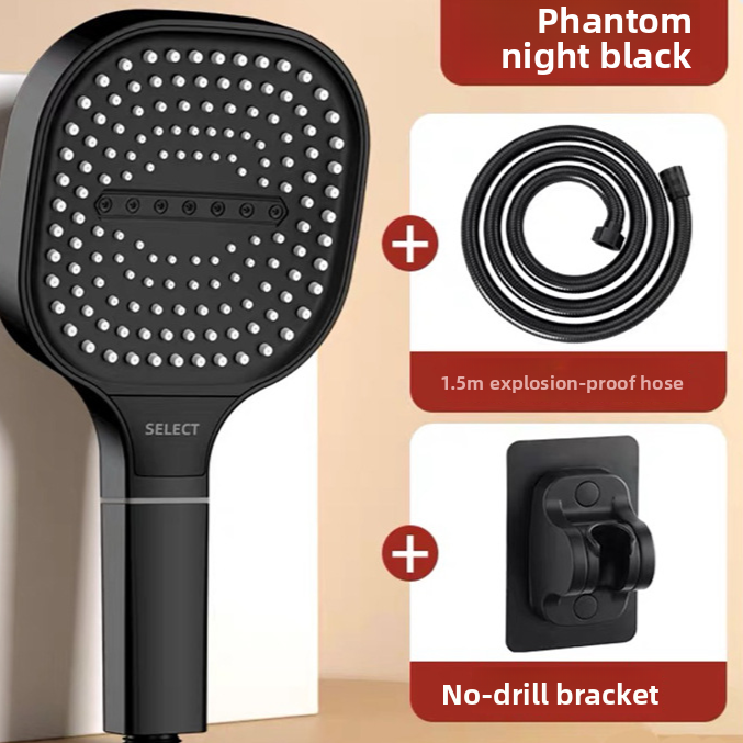 Square Pressurized Shower Head
