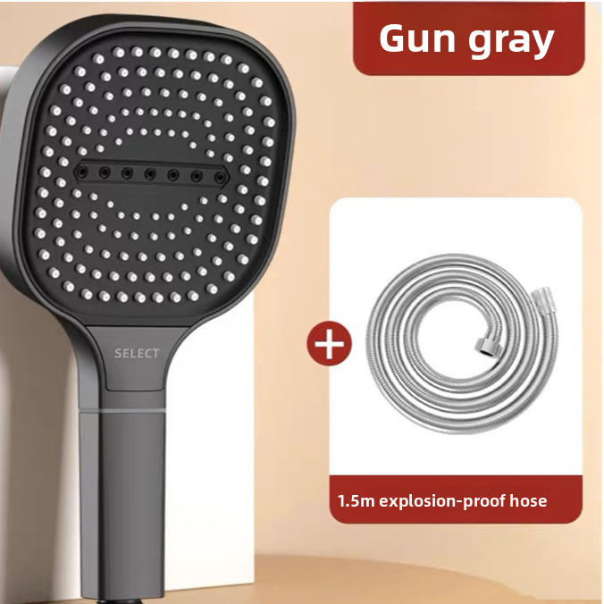 Square Pressurized Shower Head