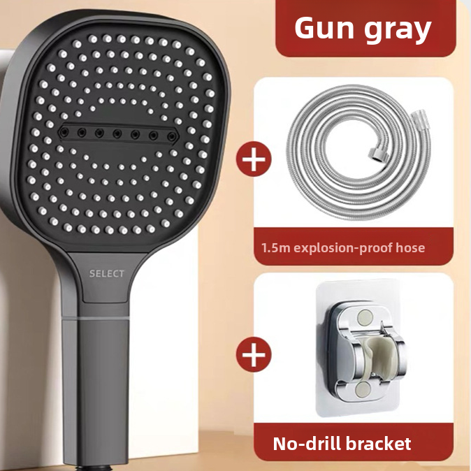 Square Pressurized Shower Head