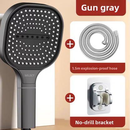 Square Pressurized Shower Head