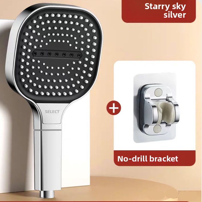 Square Pressurized Shower Head