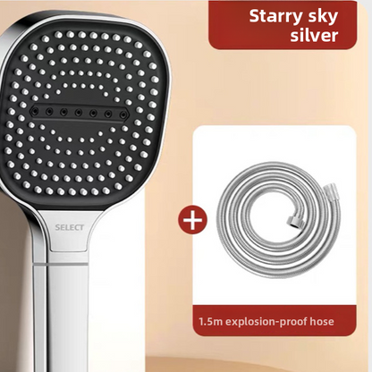 Square Pressurized Shower Head