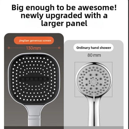 Square Pressurized Shower Head