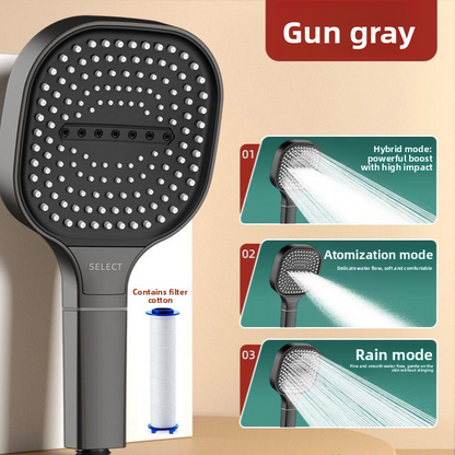 Square Pressurized Shower Head