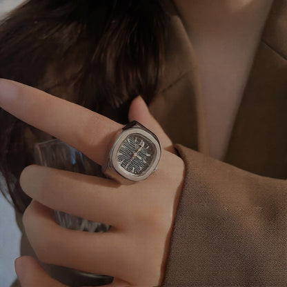 Square Ring Quartz Watch